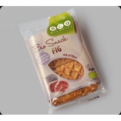 Bio Snack Vijgen van Eco Biscuits, 25 x 50 gr