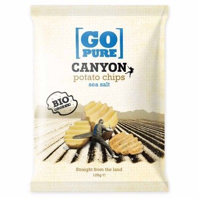 Canyon chips salt van Go pure, 6 x 125 g
