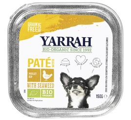 Dogfood paté kip met zeew van Yarrah, 12 x 150 g