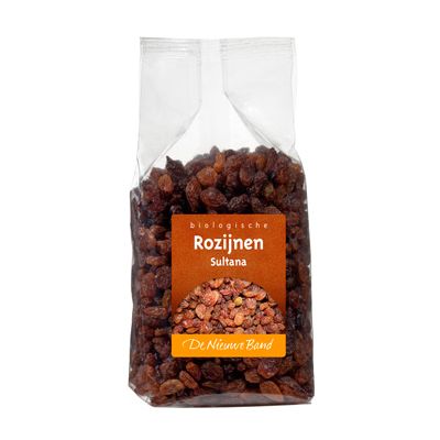 Rozijnen Sultana van De Nieuwe Band, 1000 gr. Raw Food!
