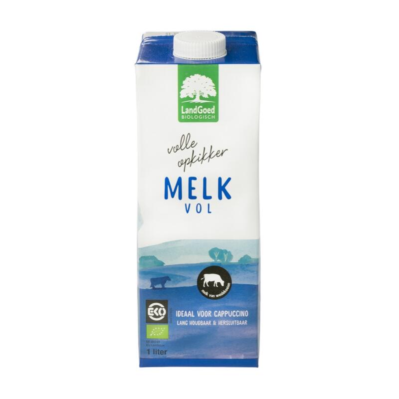 Houdbare Volle Melk van Landgoed, 12x 1 ltr