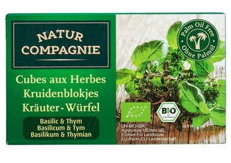 Basilic. & tijm kruidenblokjes van Natur Compagnie, 12 x 80 g