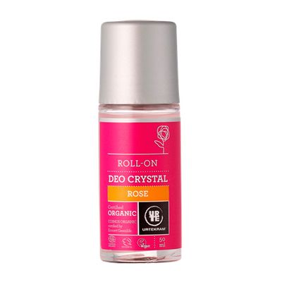 Rozen crystal deodorantroller van Urtekram, 1x 50 ml