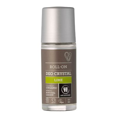 Lime crystal deodorantroller van Urtekram, 1x 50 ml