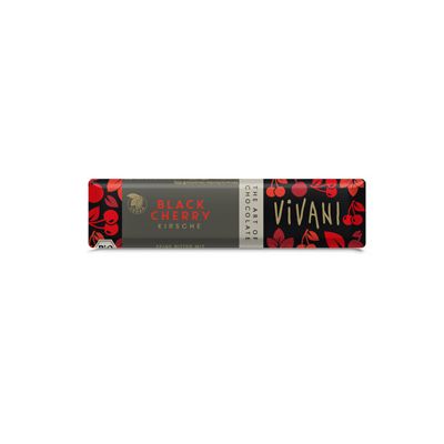Chocobar black cherry van Vivani, 18x 35 gram