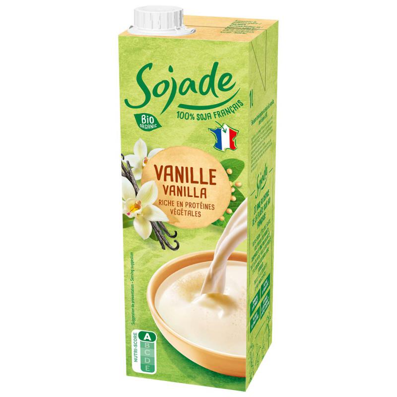 Sojadrink vanille van Sojade, 8 x 1000 ml