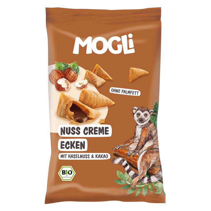 Hazelnoot cacao hoekjes van Mogli, 10 x 30 g