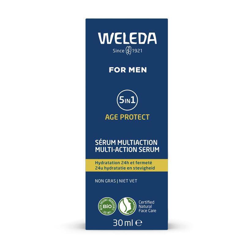 Men 5-in-1 multi action serum van Weleda, 1 x 30 ml