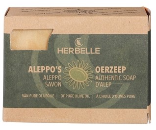 Aleppozeep 100% olijfolie van Herbelle, 1x 180 g