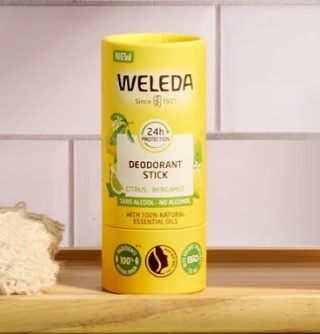 Deodorantstick citrus bergamot 24h van Weleda, 1 x 50 g