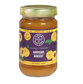 Abrikozen jam van Your Organic Nature, 6 x 375 g