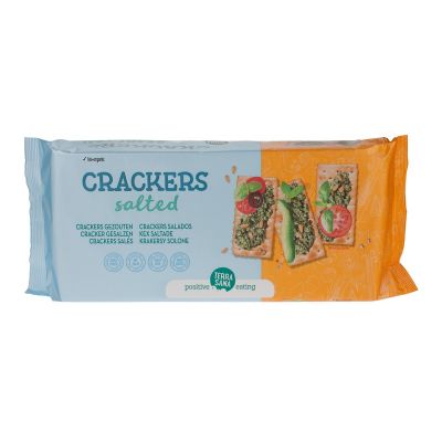 Crackers gezouten van TerraSana, 12x 300 g