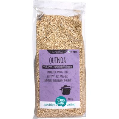 Nederlandse quinoa volkoren van TerraSana, 8 x 400 g