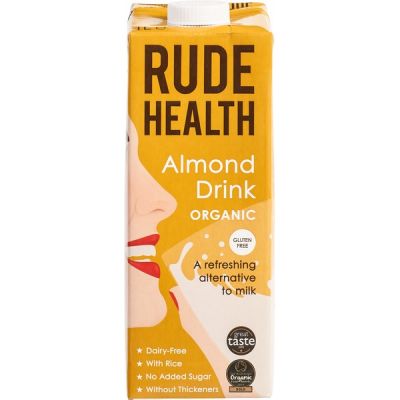 Amandel drink ongezoet van Rude Health, 6 x 1 l