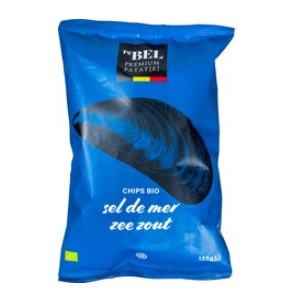 Chips sea salt van ReBEL, 10 x 125 g