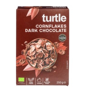 Dark chocolate cornflakes van Turtle, 6 x 300 g