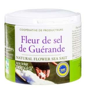 Fleur de sel van Le Guérandais, 12 x 140 g