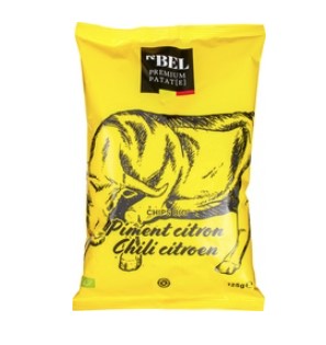 Chips Chili Lemon van ReBEL, 10 x 125 g