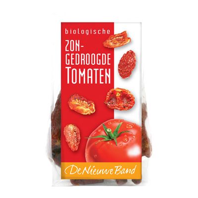 Gedroogde tomaten van De Nieuwe Band, 8x 100 gr