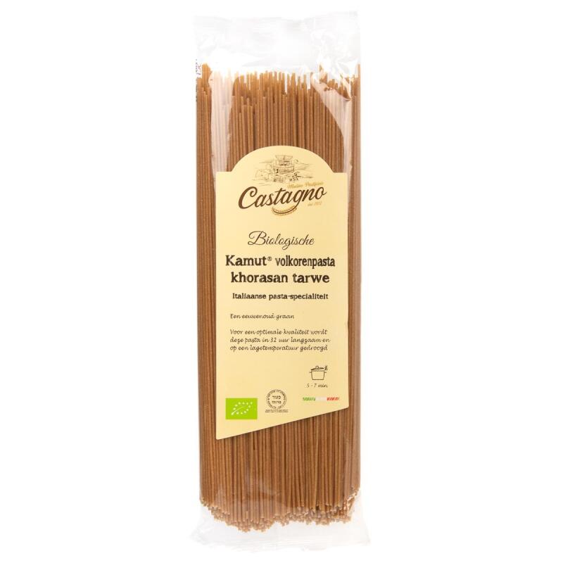 Spaghetti Kamut Volkoren van Castagno, 6x 500 gr.