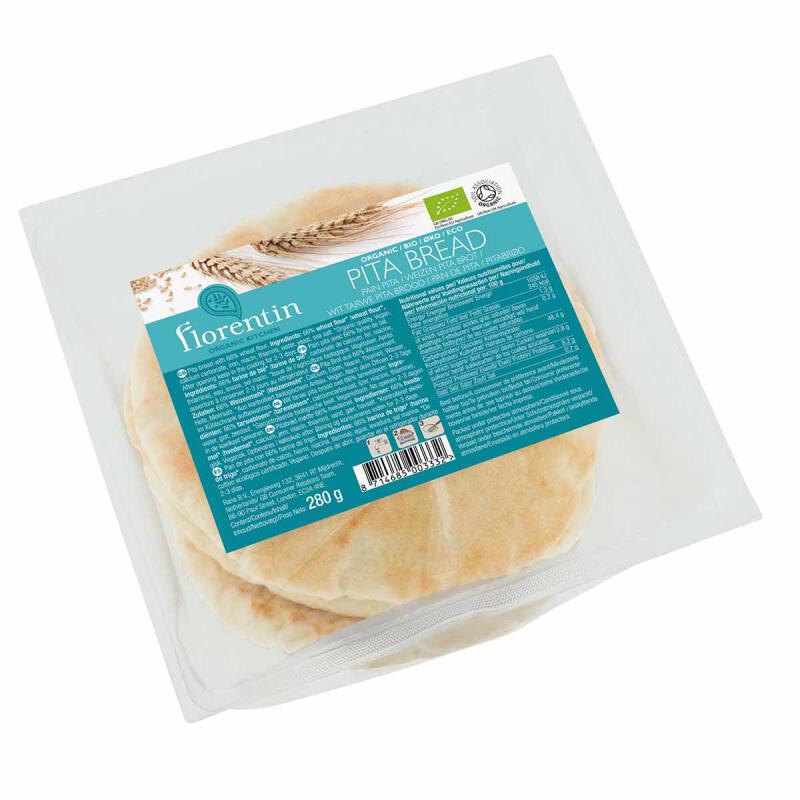Pitabroodje wit 4st van Florentin, 1 x 280 g