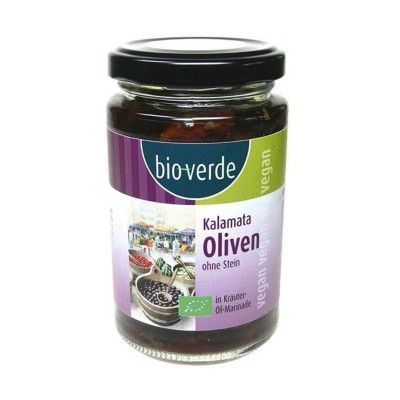 Zwarte olijven zonder pit van Bioverde, 6 x 200 g