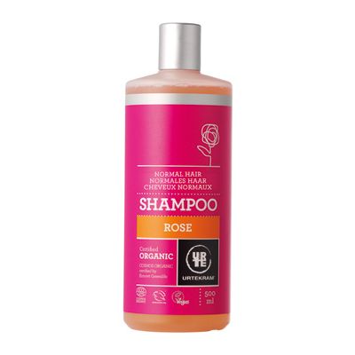 Rozenshampoo normaal haar van Urtekram, 1x 500 ml