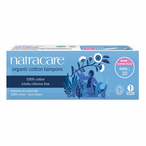 Tampons super plus van Natracare, 12 x 20 stk