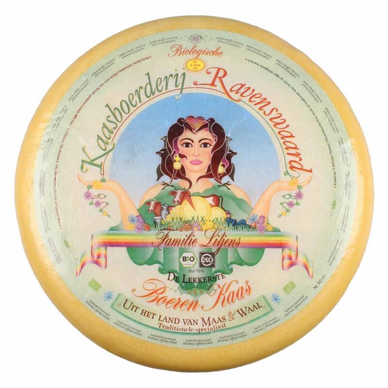 Belegen boerenkaas 48+ van Ravenswaard, 6 x 450 gr Belegen boerenkaas 48+ van Ravenswaard, 6 x 450 gr