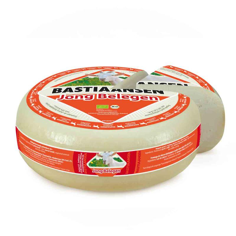 Geitenkaas jong belegen van Bastiaansen, 6 x 350 gr Geitenkaas jong belegen van Bastiaansen, 6 x 350 gr