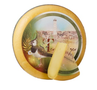 Belegen kaas van Terschellinger, ±11 kg Belegen kaas van Terschellinger, ±11 kg