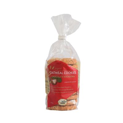 Haverkoekjes macadamia chocolade van Billy`s Farm, 8 x 200 g