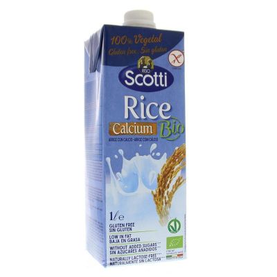 Rijst drink calcium ongezoet van Riso Scotti, 10 x 1 l