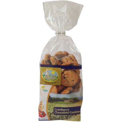 Cranberry choco chip cookies van Billy`s Farm, 8 x 175 g