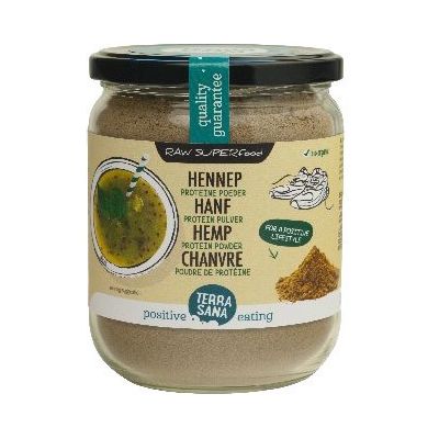 Raw hennep poeder van TerraSana, 6 x 200 g Raw hennep poeder van TerraSana, 6 x 200 g