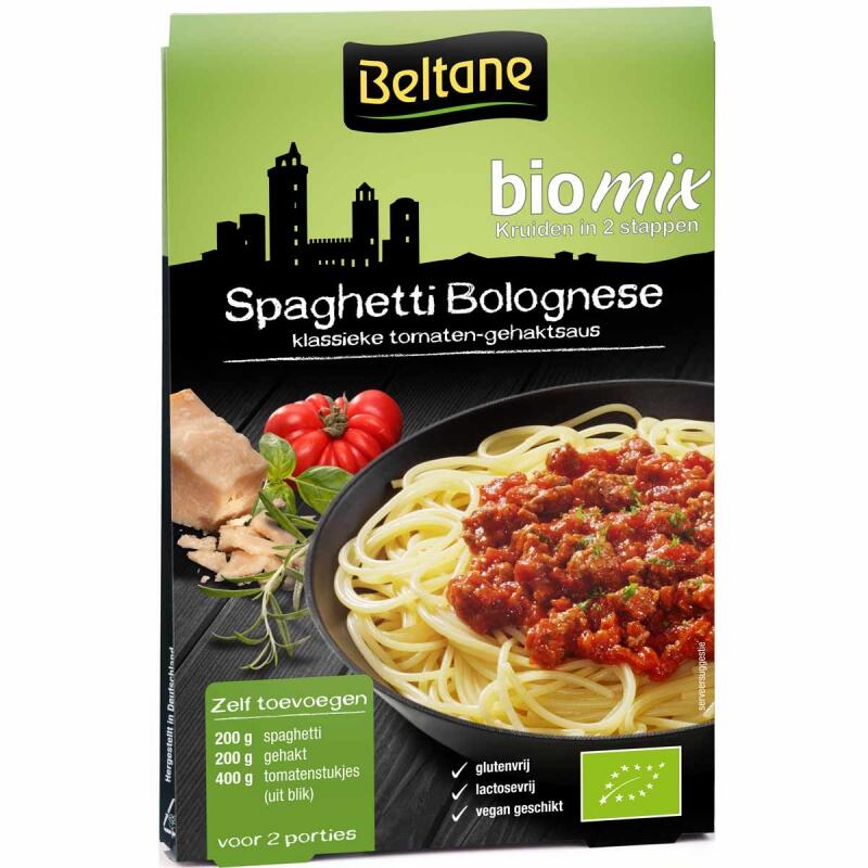 Nu Cilia biologie Kruidenmix Spaghetti Bolognese van Beltane, 10 x 27 g | Biovoordeel