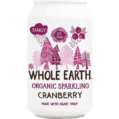 Sparkling cranberry van Whole Earth, 24 x 330 ml