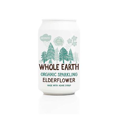 Sparkling Elderflower van Whole Earth, 24 x 330 ml