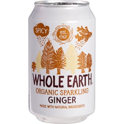 Sparkling ginger van Whole Earth, 24 x 330 ml