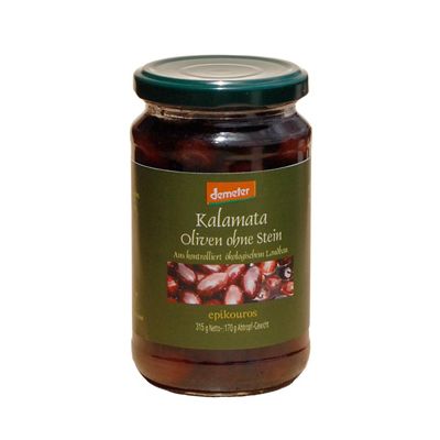 Kalamata olijven zonder pit van Epikouros, 6 x 315 gr Demeter