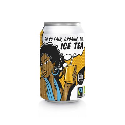 Ice Tea van Oxfam Fairtrade excl. statiegeld, 24x 330 ml
