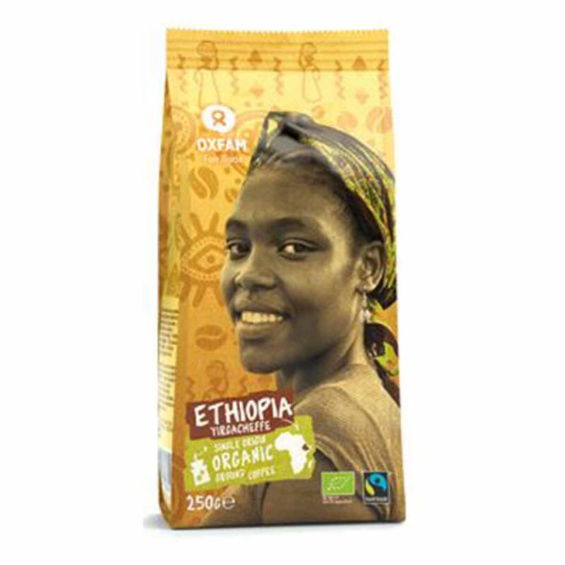 Arabica Bio Gold van Oxfam Fairtrade gemalen, 12 x 250 gr Arabica Bio Gold van Oxfam Fairtrade gemalen, 12 x 250 gr