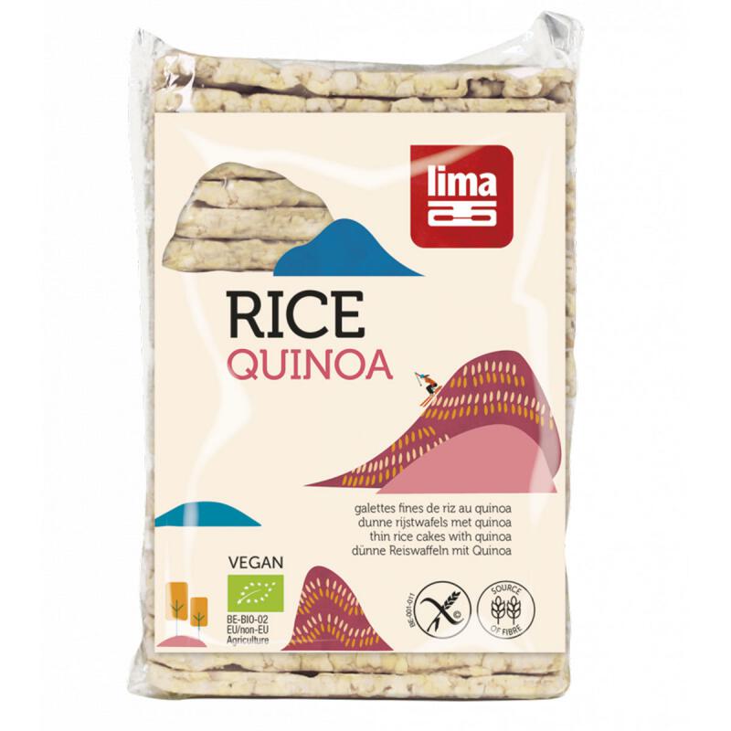 Rijstwafels met quinoa (dun) van Lima, 12 x 130 g