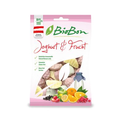 Yoghurt-Vruchten Snoepjes van BioBon, 8x 100 gr