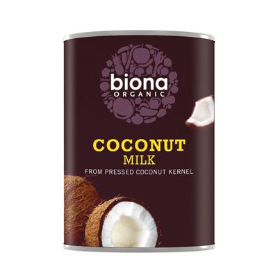 Kokosmelk van Biona, 6x 400 ml