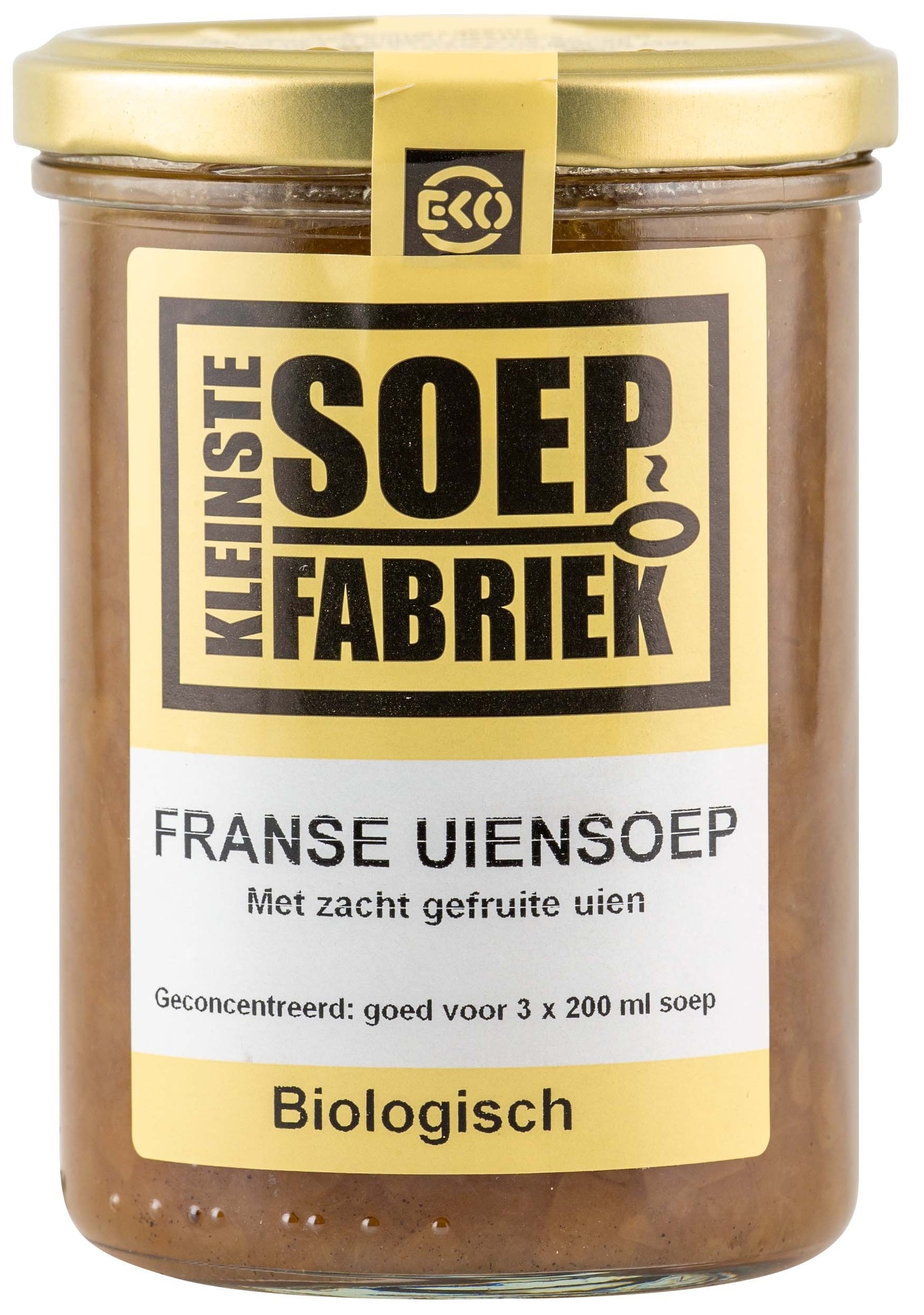 Franse Uiensoep van KleinsteSoepFabriek, 6x 400 ml