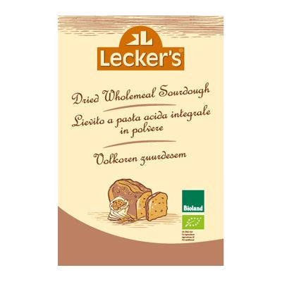 Zuurdesem volk. gedroogd van Lecker`s, 10x 30 gr