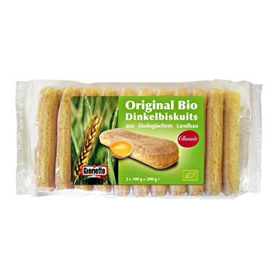 Spelt lange vingers original van Gorietto, 12 x 200 gram