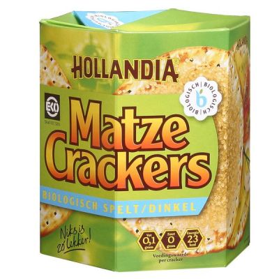 Matze-crackers spelt van Hollandia, 10 x 16 stk
