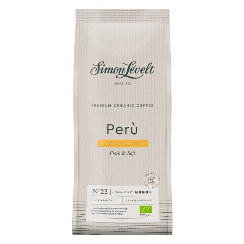 Arabica Peru van Simon Levélt gemalen, 6 x 250 g